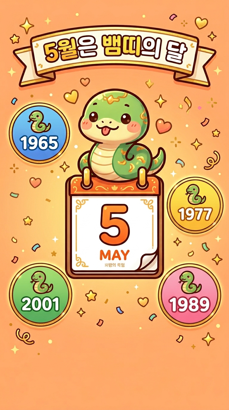 뱀띠, 내 달이 왔다