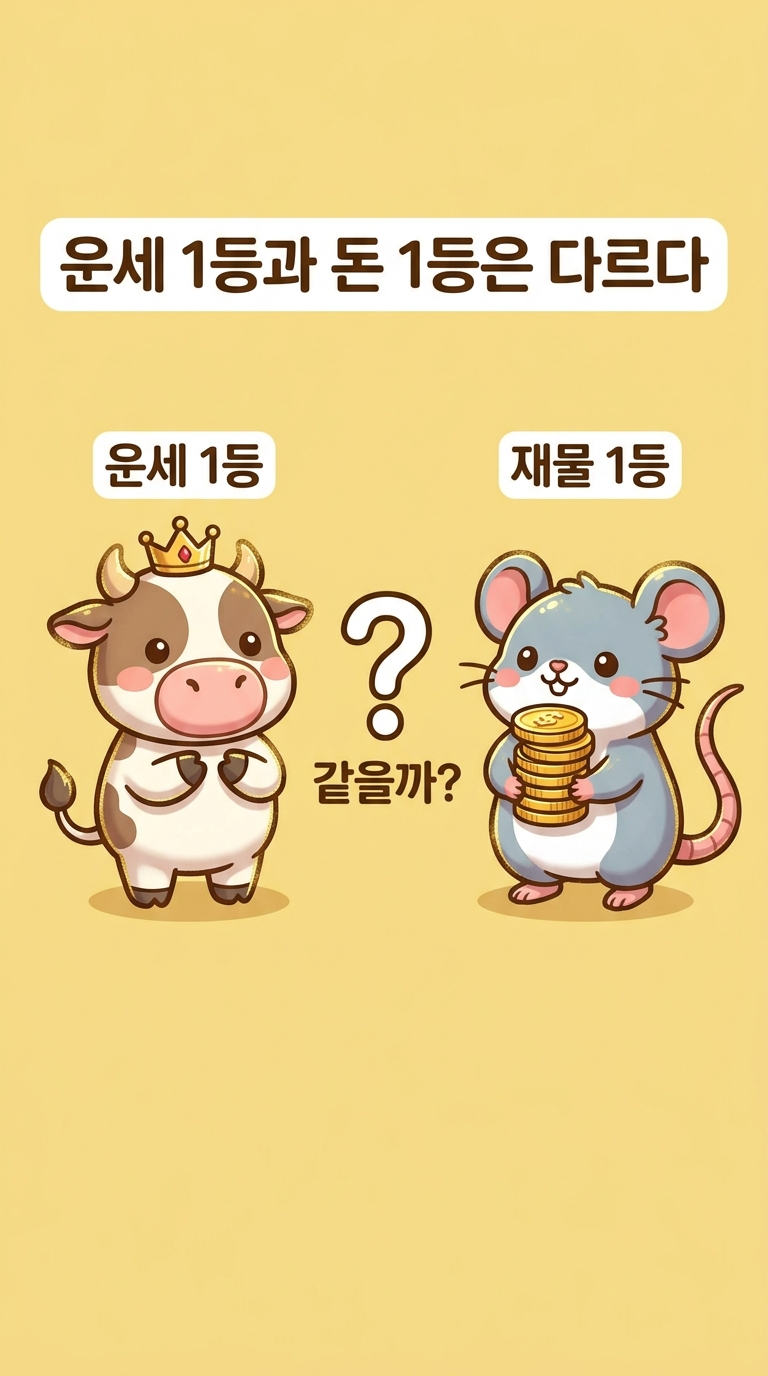 운세 1등과 돈 1등은 다르다