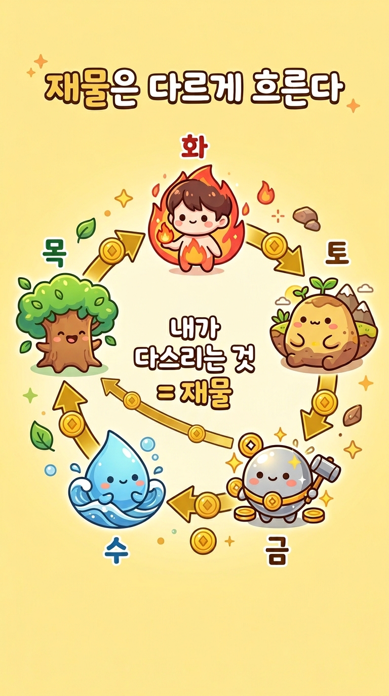 재물은 다르게 흐른다