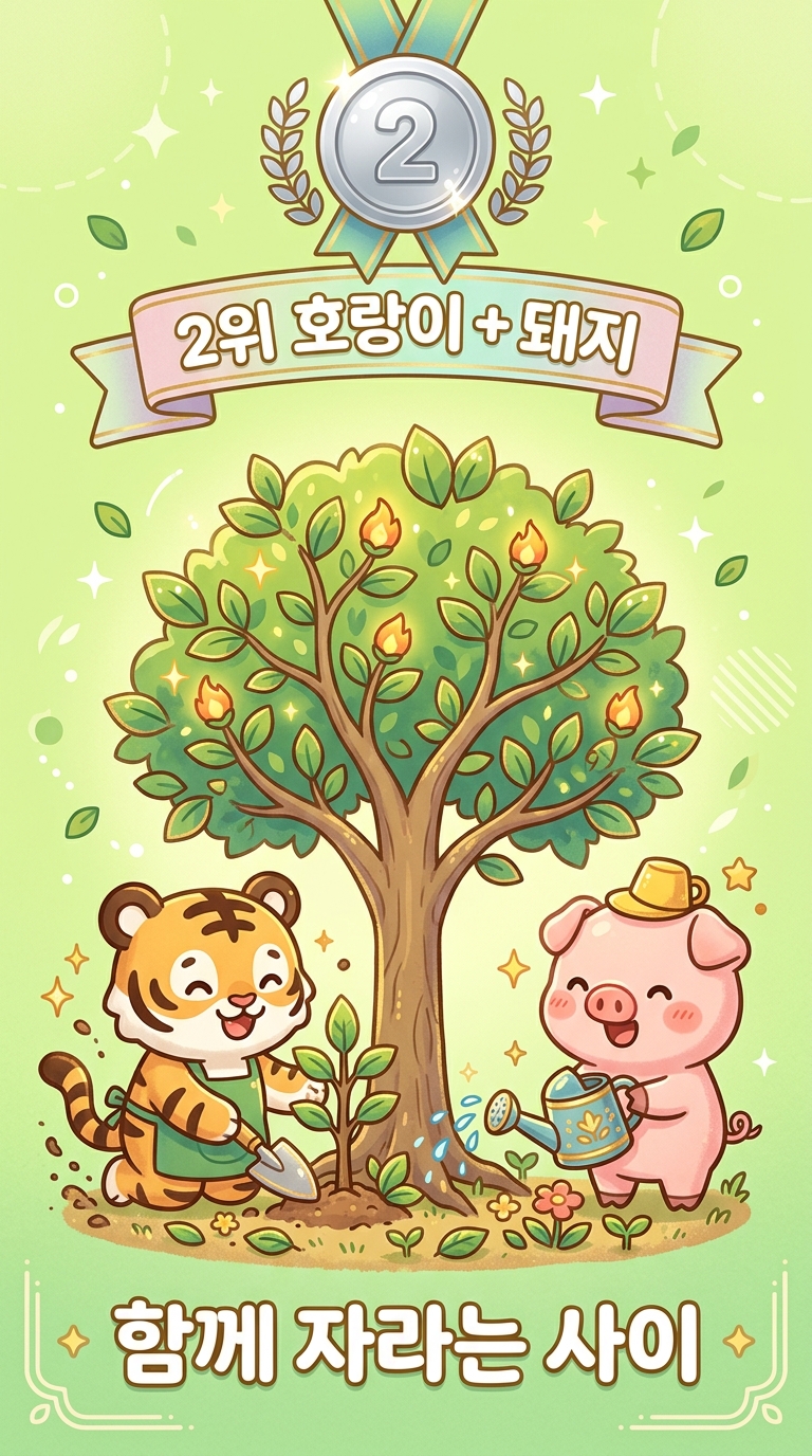 2위, 같이 크는 커플