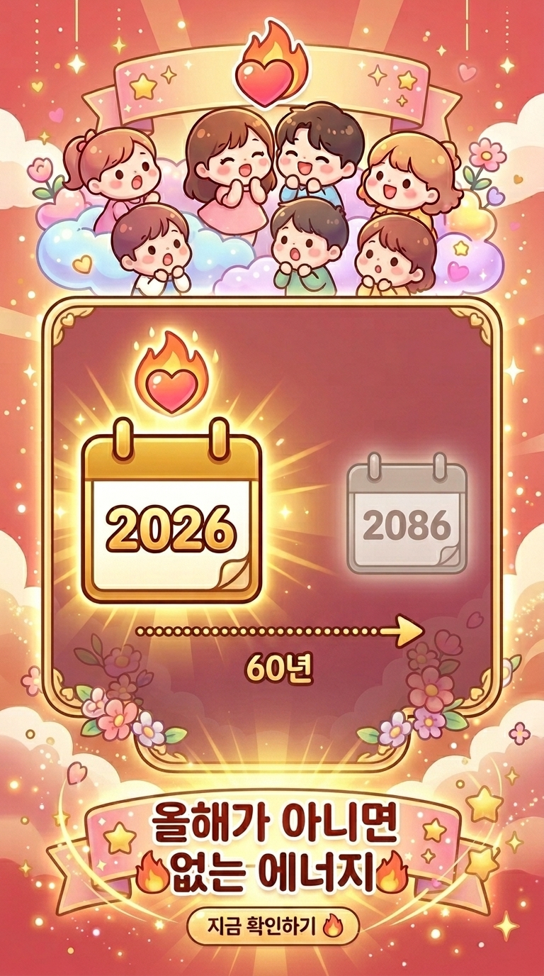 올해가 아니면 없는 조합이에요