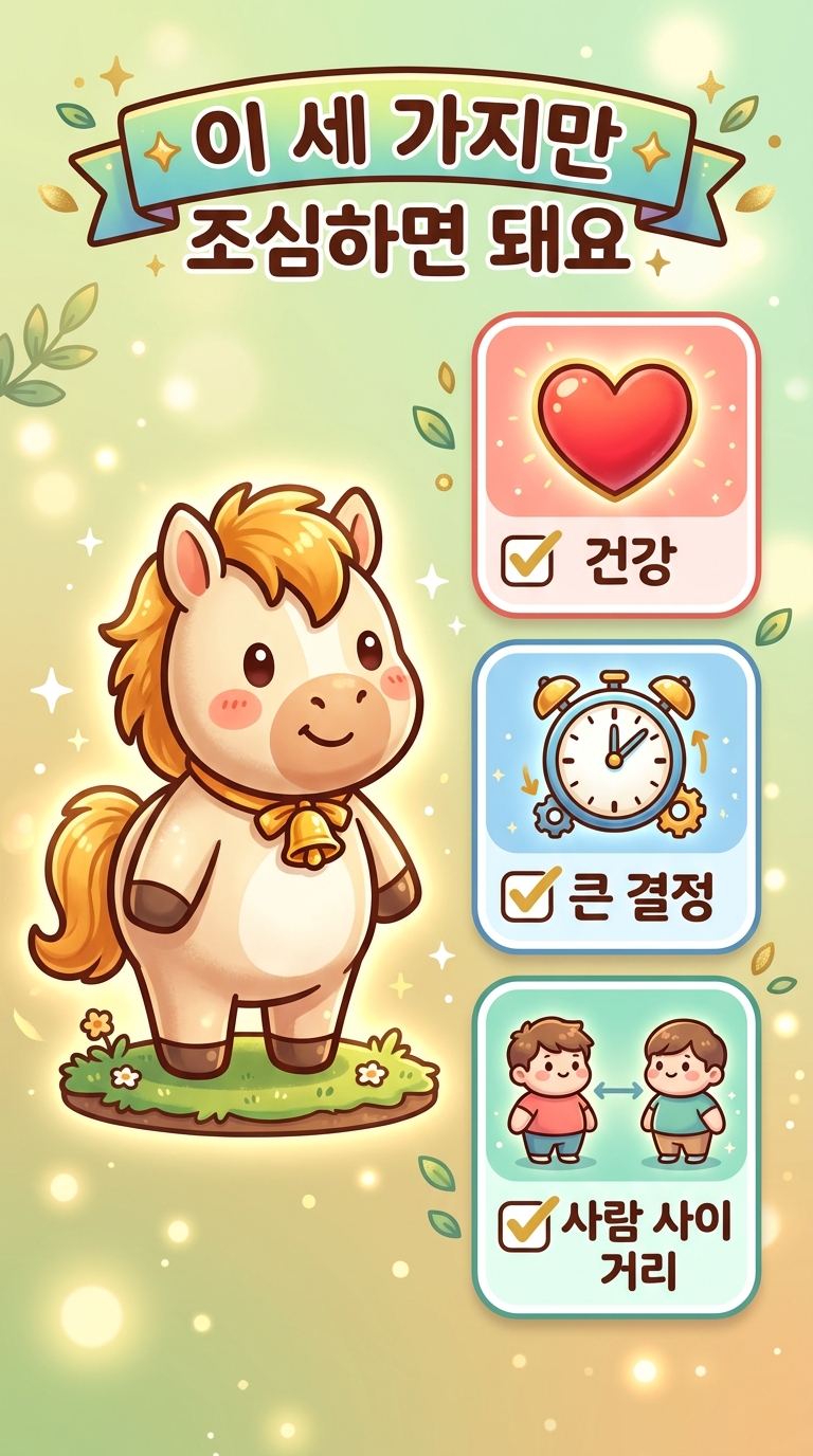 그래서 딱 이 세 가지만 조심하면 돼요