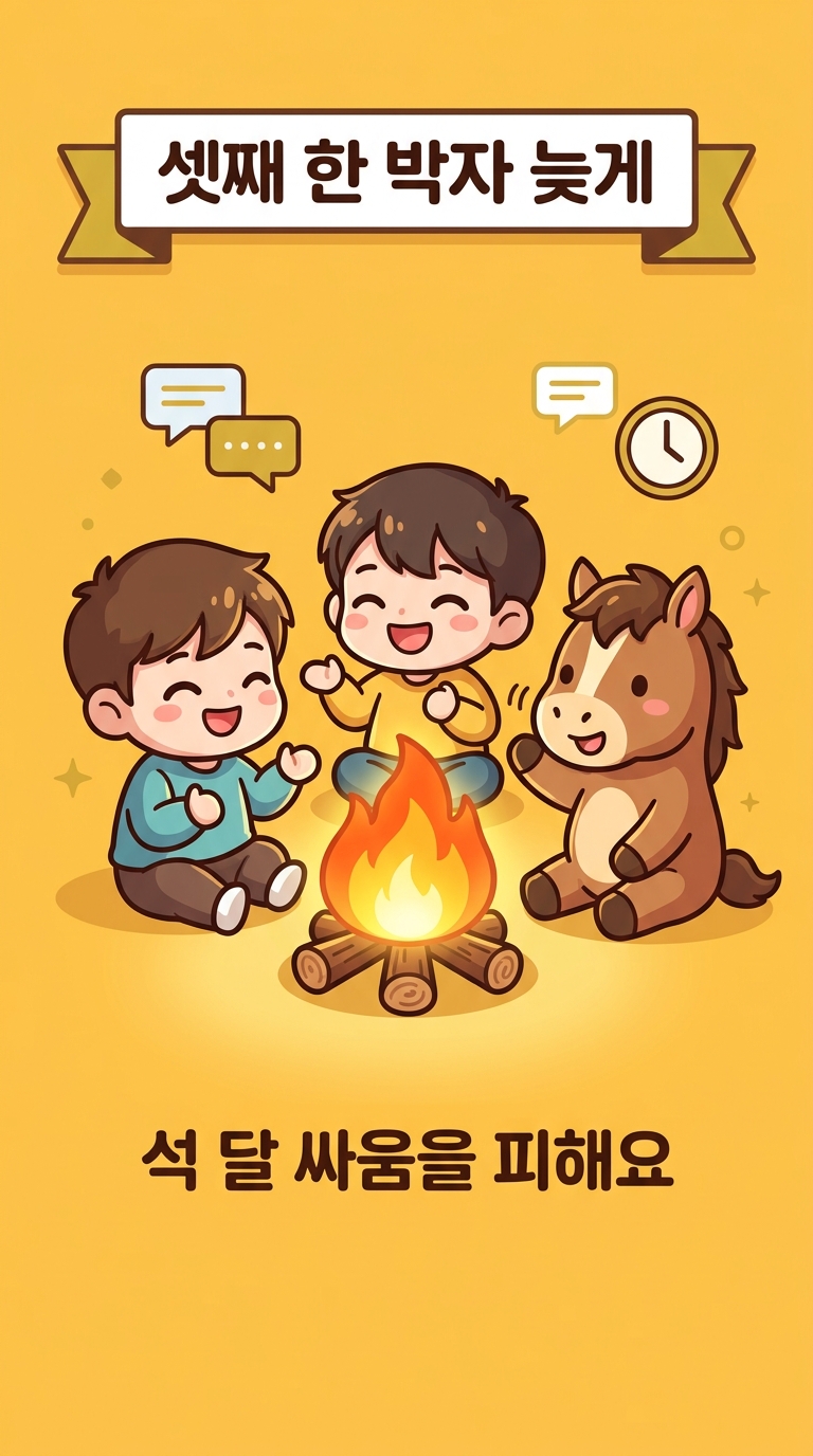 셋째, 뜨거운 자리에선 한 박자 늦추세요