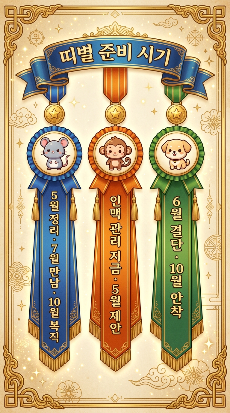 띠별 움직임 전략