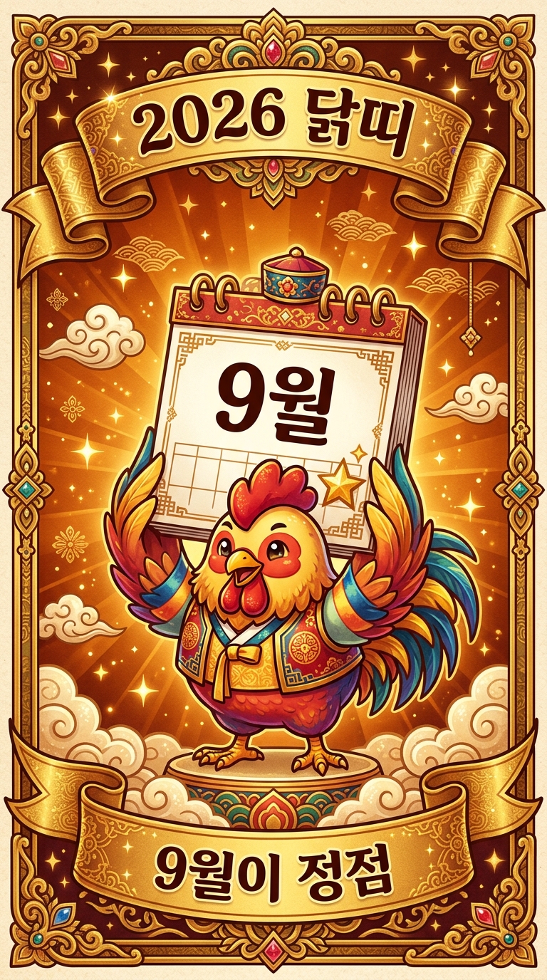닭띠 2026, 9월이 진짜 해예요