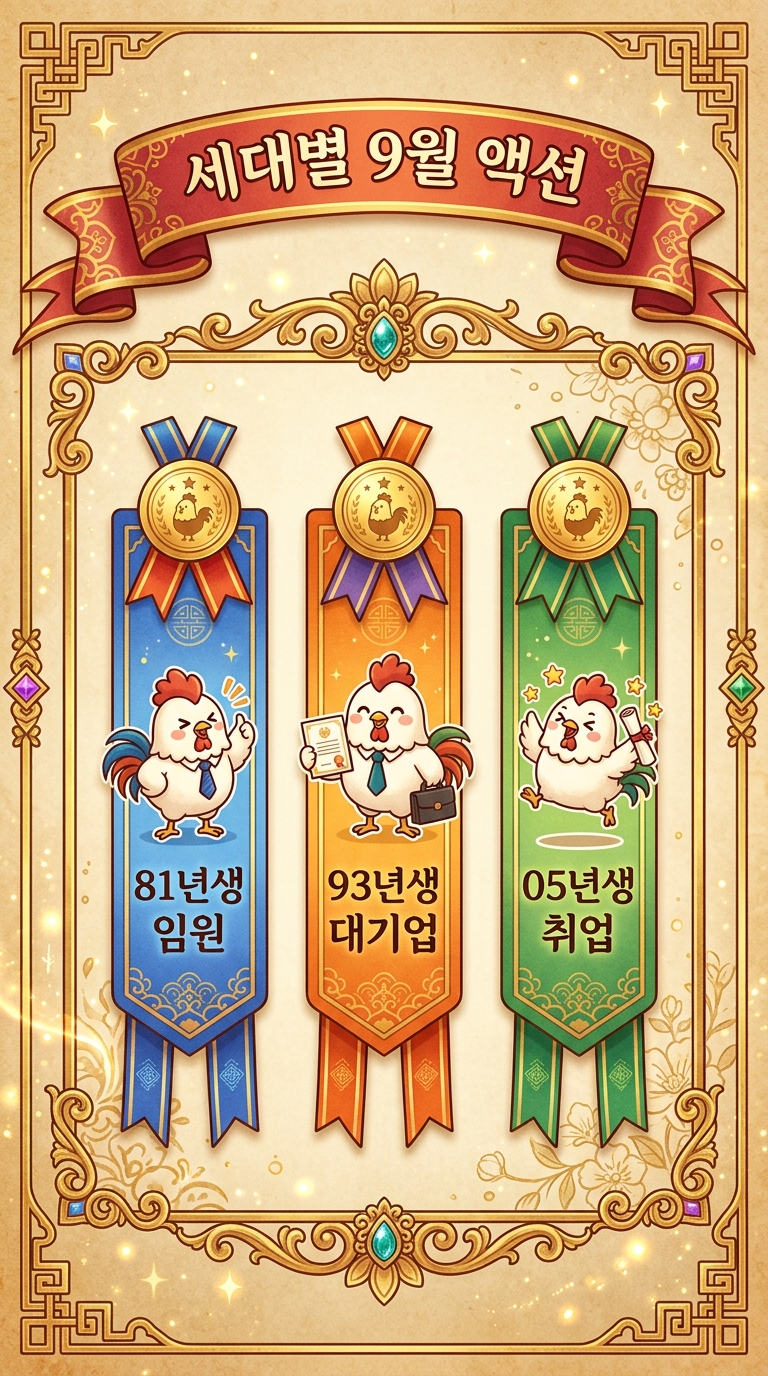 세대별 9월 액션