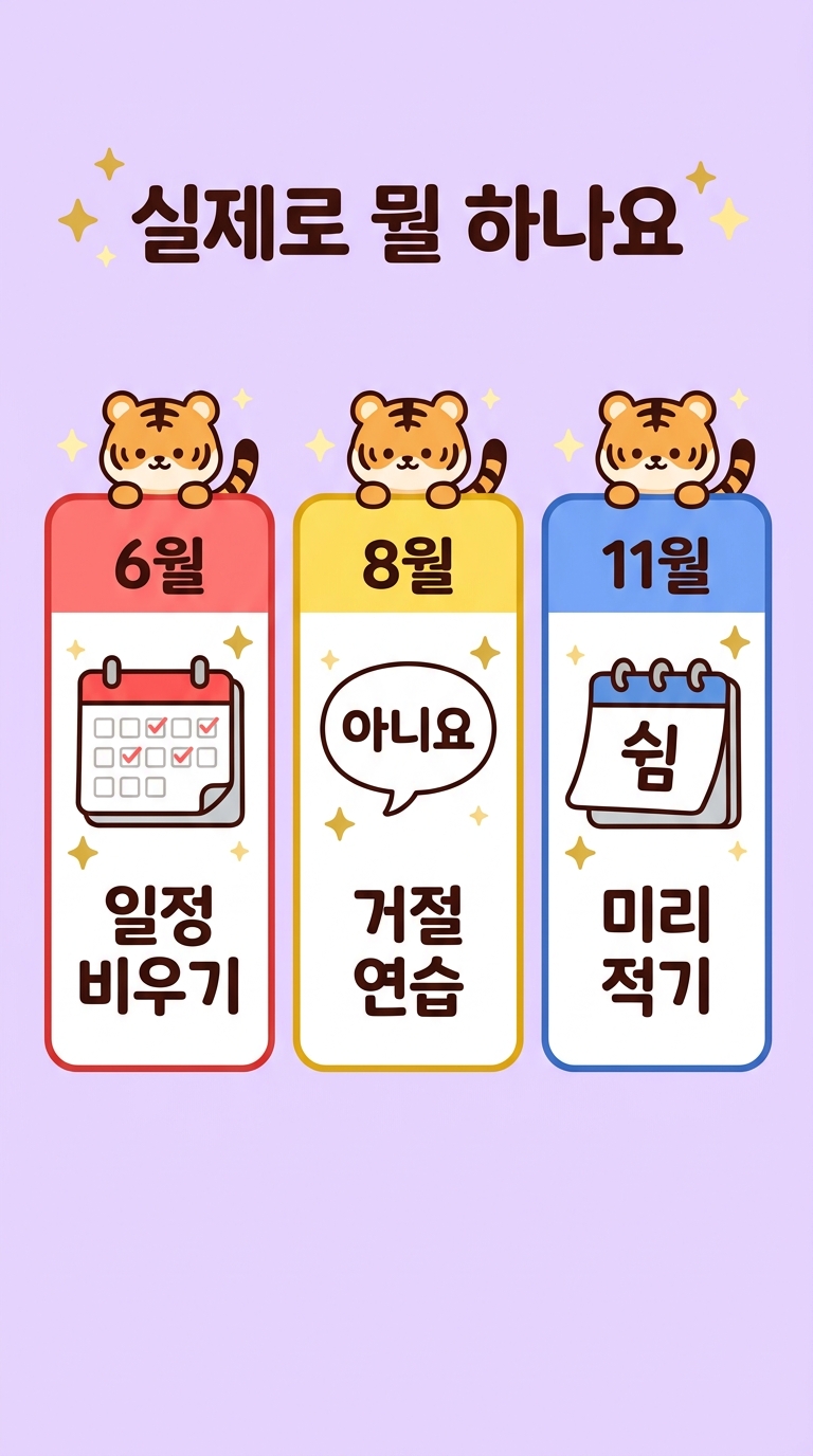 실제로 뭘 하나요