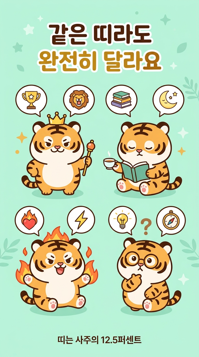 사주 봐도 내 얘기 같지 않죠