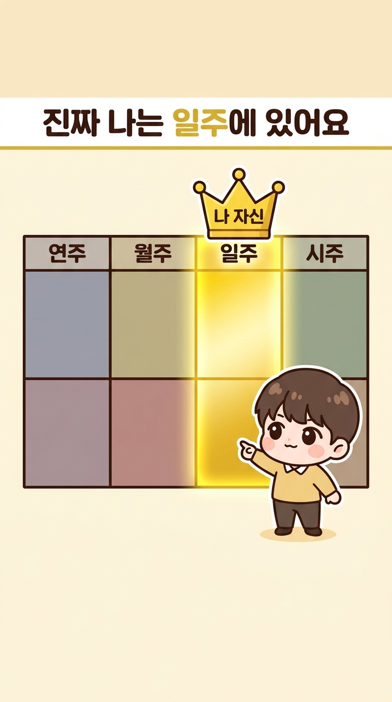 진짜 나는 '일주'에 있어요