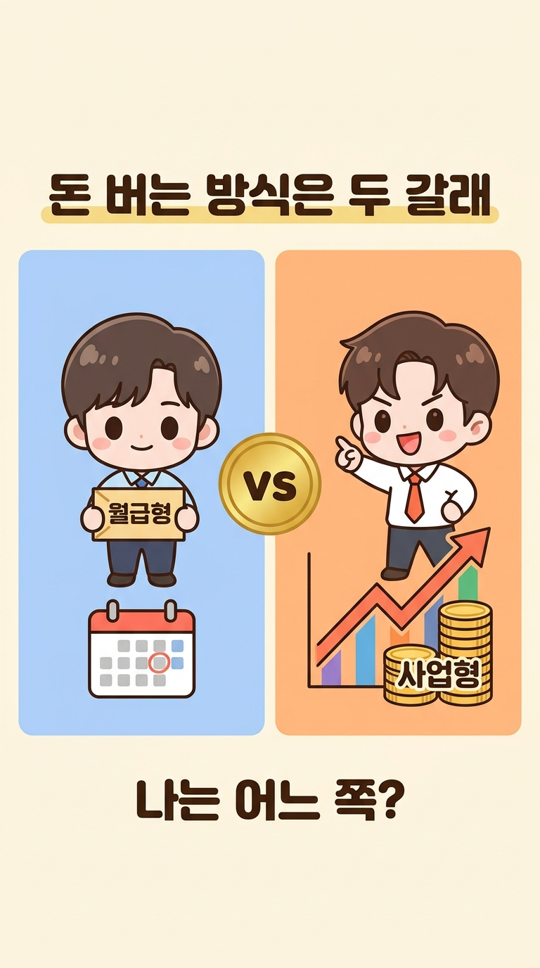 돈 버는 방식은 두 갈래