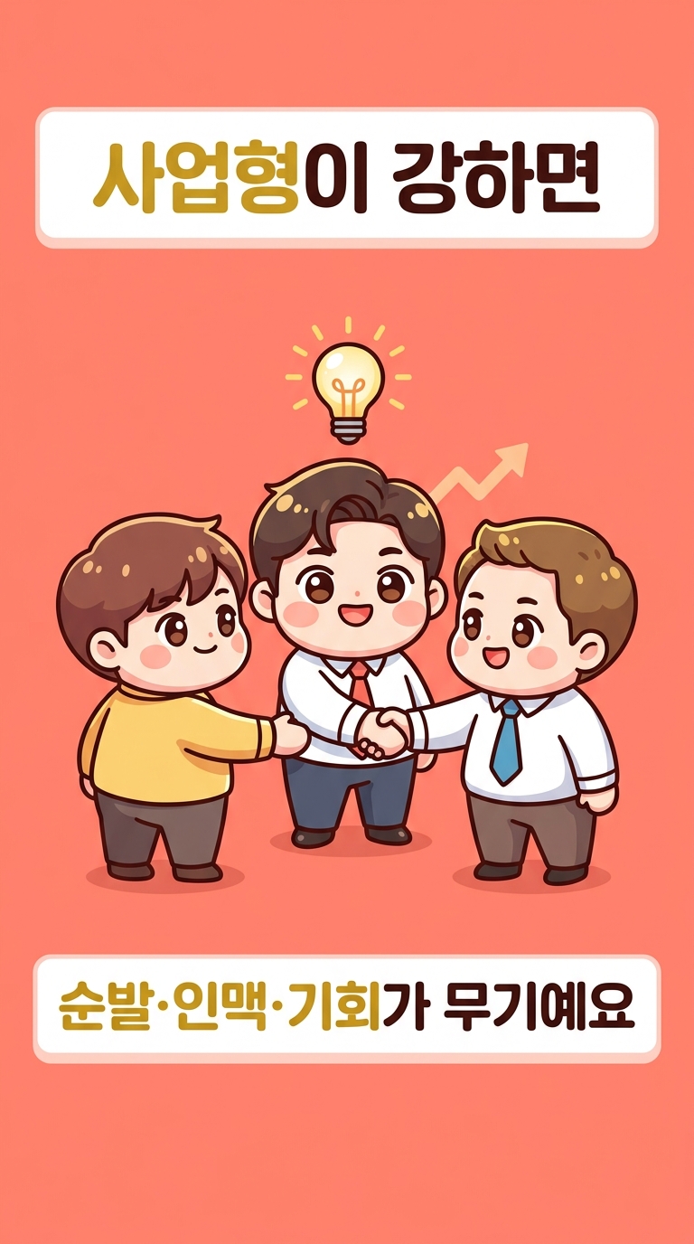 사업형이 강하면