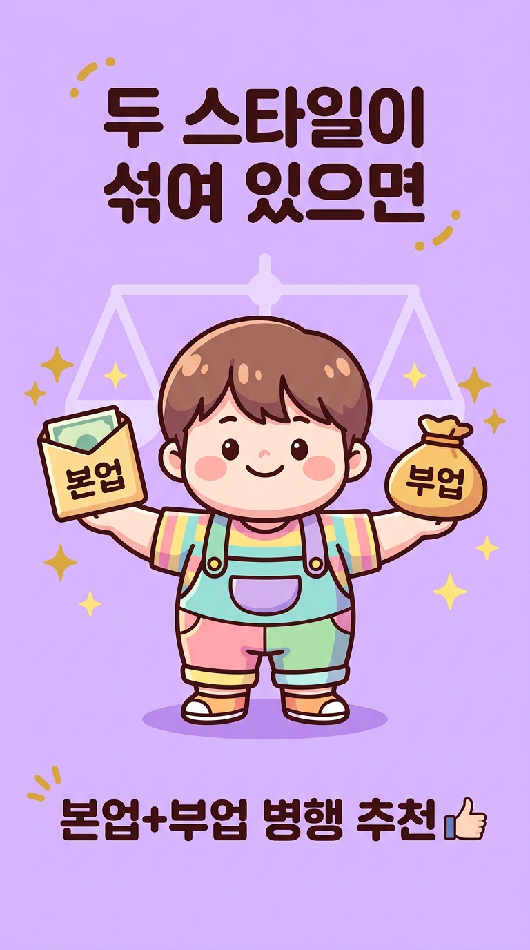 두 개 섞여 있으면