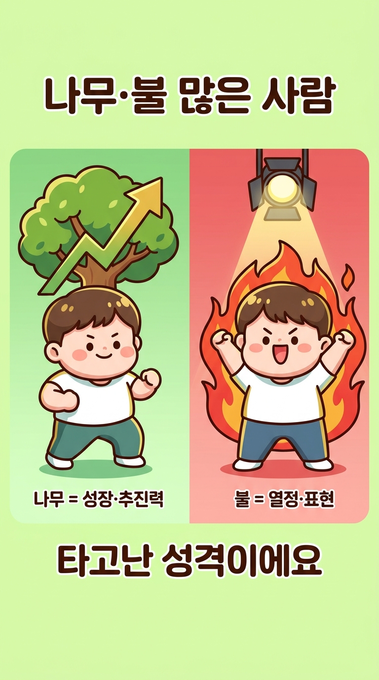 나무·불 많은 사람