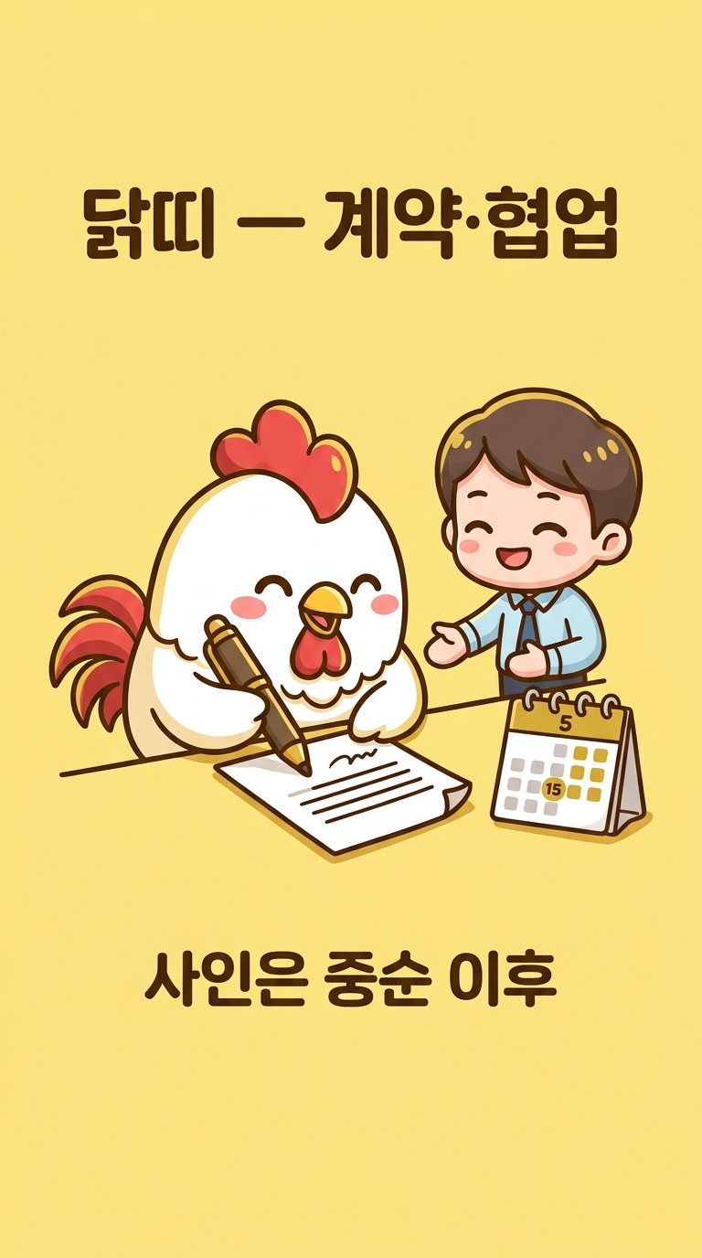 닭띠 = 계약·협업 잘 풀려요