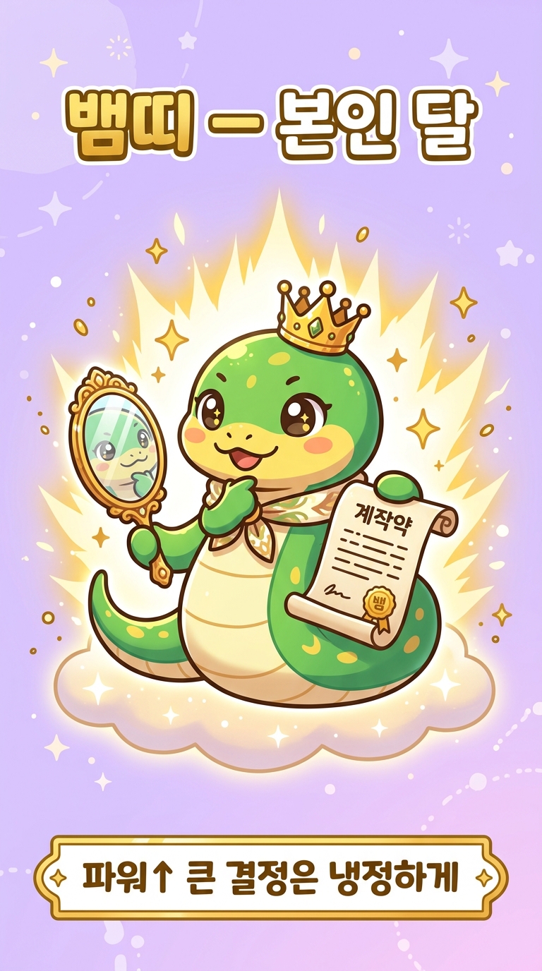 뱀띠 = 본인 달, 파워가 세요