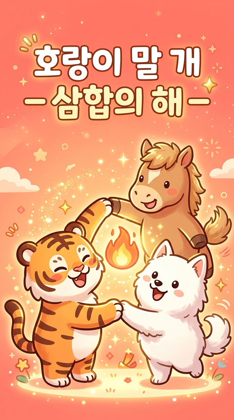 호랑이 말 개 삼합의 해