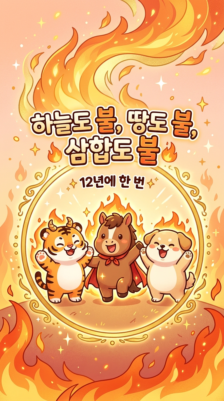 하늘도 불, 땅도 불, 삼합도 불